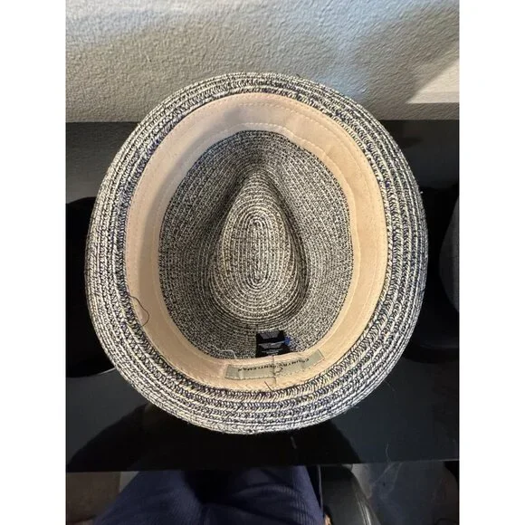 Country Gentleman Traveler Fedora Hat Paper Straw CG011 Medium Paper Blend - Picture 4 of 6